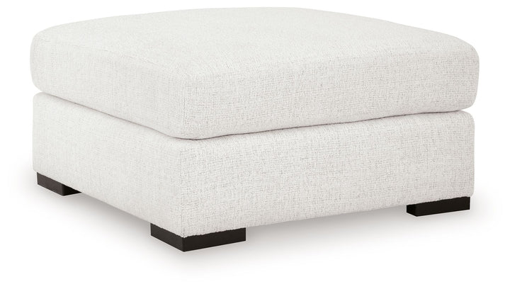 Misty-Lakes - Oversized Accent Ottoman - Chalk - Roberts Furniture & Mattress (Yorktown, VA)