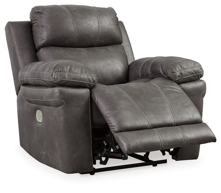 Erlangen - PWR Recliner/Adj Headrest - Dark Gray