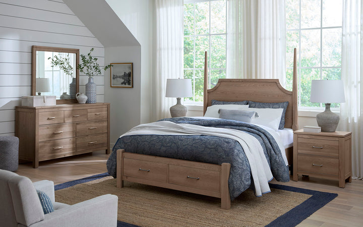 Tide & Timber - Pencil Post Storage Bed - Roberts Furniture & Mattress (Yorktown, VA)
