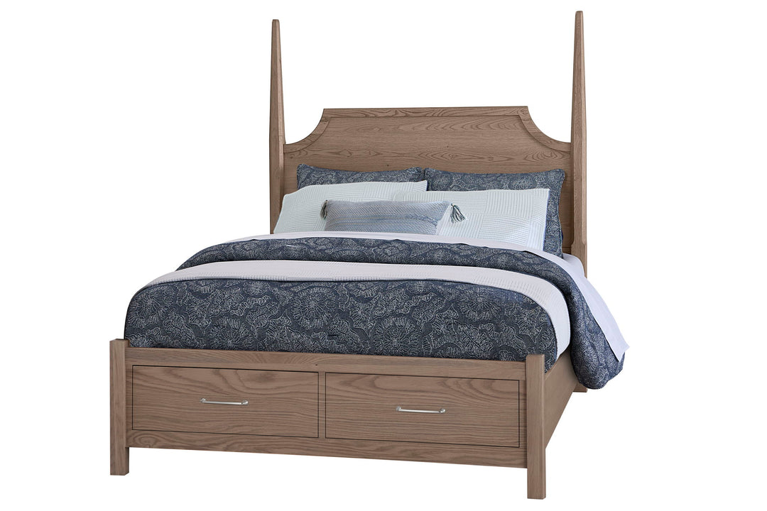 Tide & Timber - Pencil Post Storage Bed - Roberts Furniture & Mattress (Yorktown, VA)