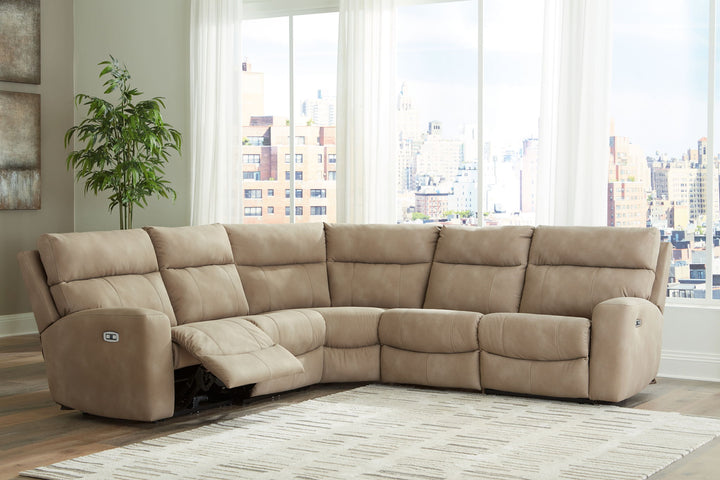 Next-Gen Durapella - Power Reclining Sectional Set - Roberts Furniture & Mattress (Yorktown, VA)