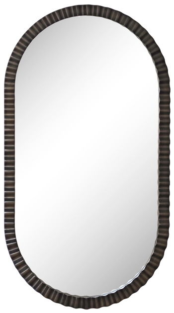 Clorington - Accent Mirror - Dark Brown
