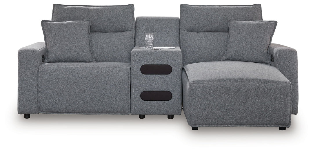ModMax II - Salt And Pepper - Reclining Sectional