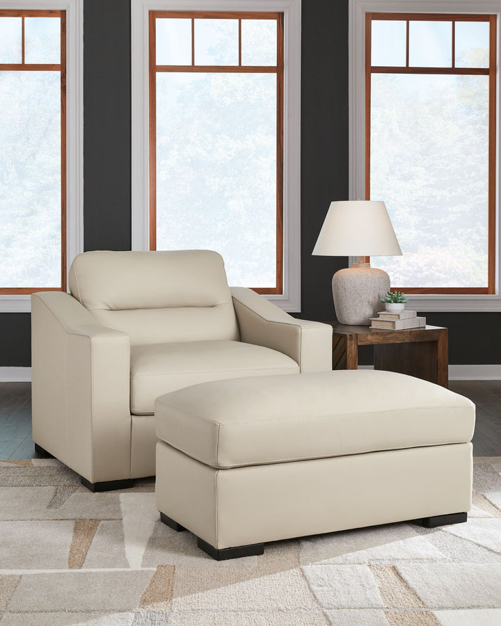 Treasure Trove - 2 Pc. - Chair And A Half, Ottoman - Almond - Roberts Furniture & Mattress (Yorktown, VA)