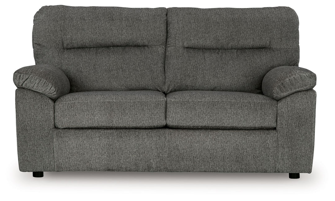 Bindura - Loveseat - Mineral - Roberts Furniture & Mattress (Yorktown, VA)