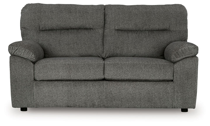 Bindura - Loveseat - Mineral - Roberts Furniture & Mattress (Yorktown, VA)