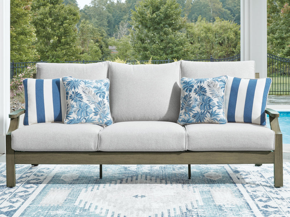 Rainier Ranch - Sofa With Cushion - Brown / Beige - Roberts Furniture & Mattress (Yorktown, VA)