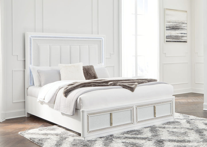 Chalanna - Upholstered Storage Bed - Roberts Furniture & Mattress (Yorktown, VA)