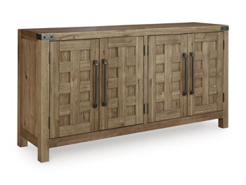 Ridgester - Dining Room Server - Light Brown - Roberts Furniture & Mattress (Yorktown, VA)