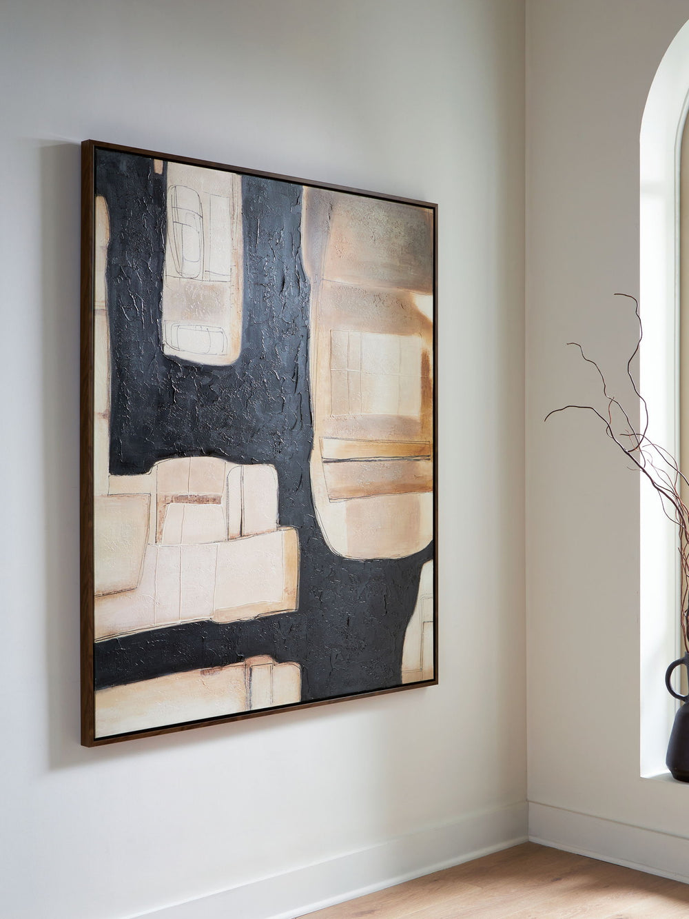 Feyville - Wall Art - Black / Brown / Cream - Roberts Furniture & Mattress (Yorktown, VA)