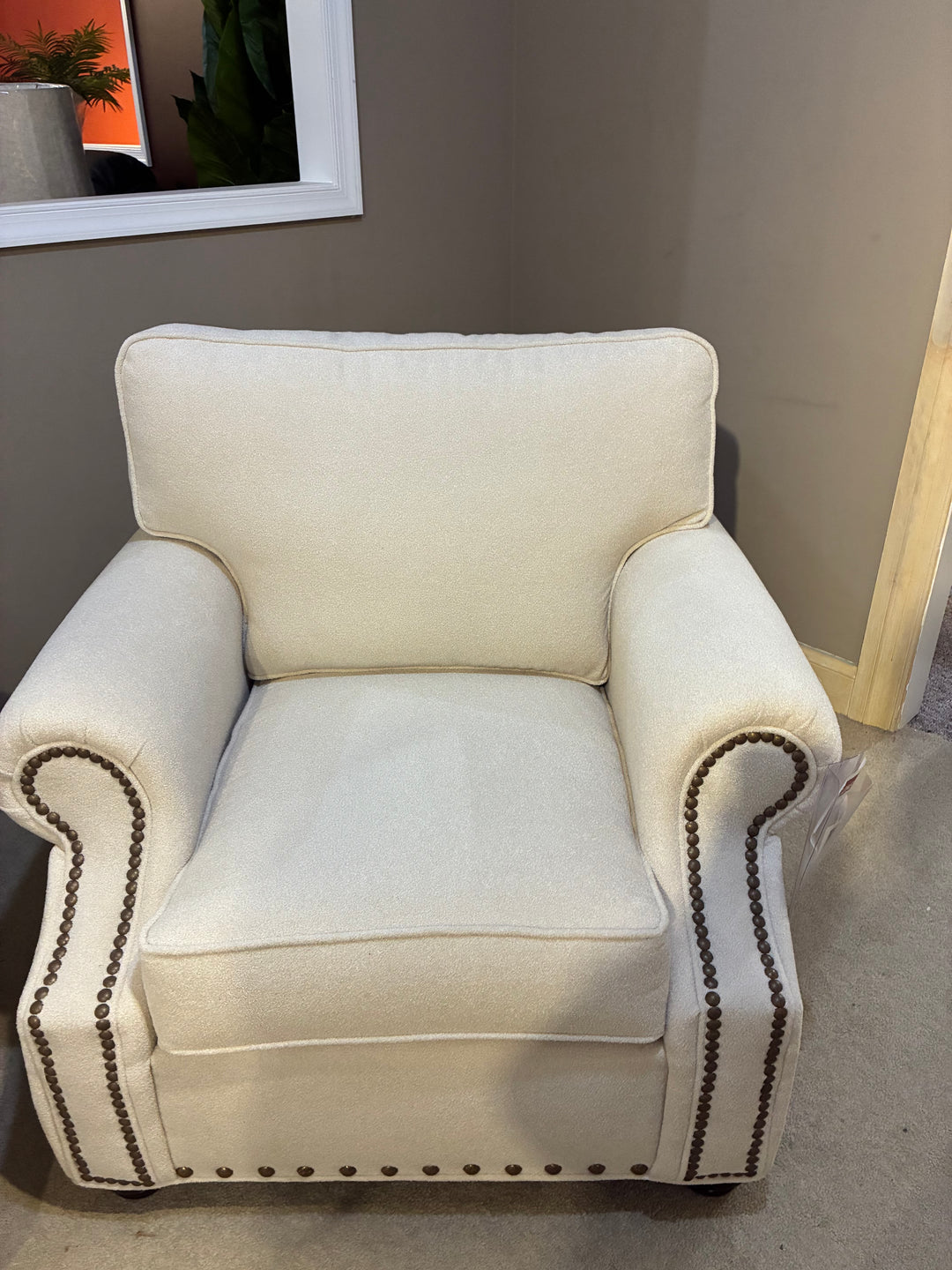 Lancer Sofa and Chair Set - Lambswool Ivory - Floor Model