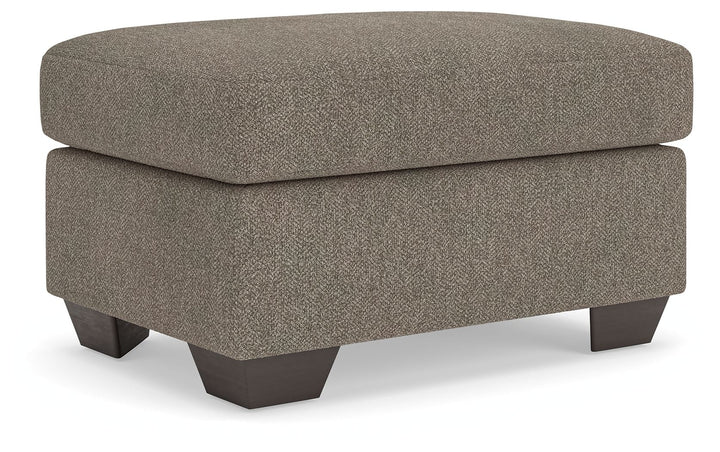 Triston-Peaks - Ottoman - Suede - Roberts Furniture & Mattress (Yorktown, VA)