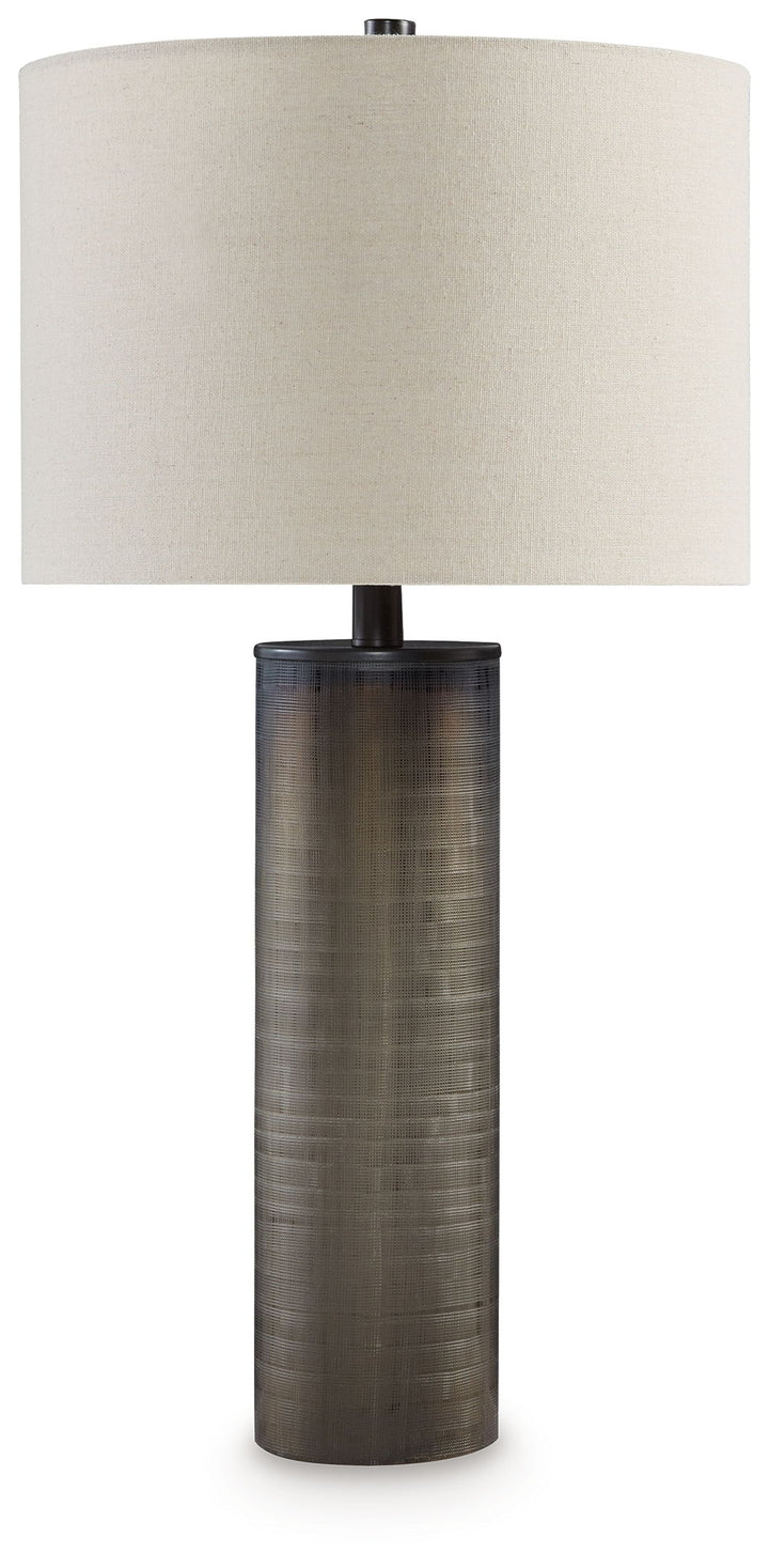 Dingerly - Glass Table Lamp - Brown