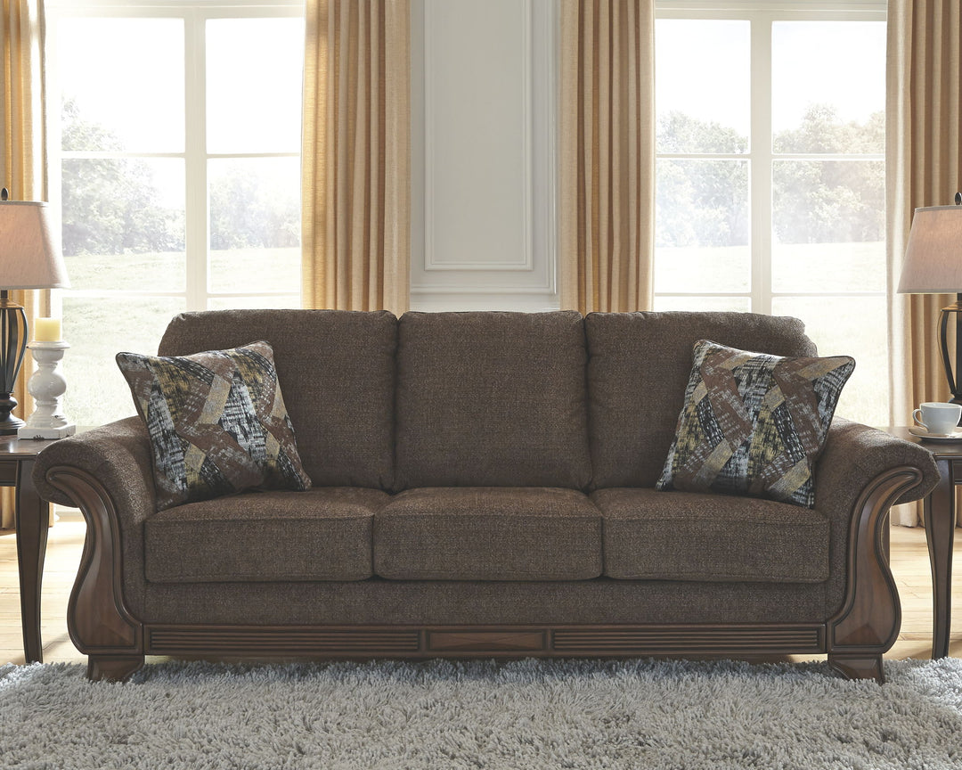 Miltonwood - Sofa - Teak - Roberts Furniture & Mattress (Yorktown, VA)