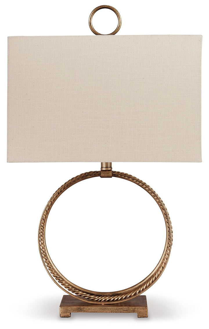 Mahala - Metal Table Lamp  - Antique Gold Finish