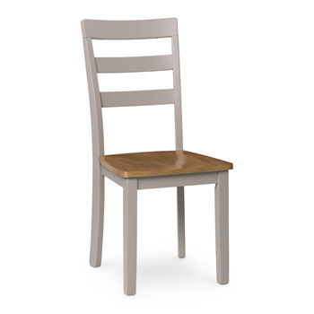 Harperfeld - Dining Room Side Chair (Set of 2) - Natural / Gray - Roberts Furniture & Mattress (Yorktown, VA)