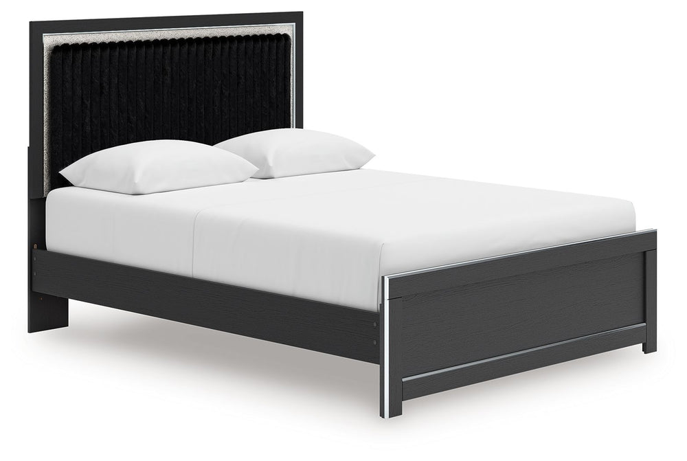 Zuraleus - Upholstered Panel Platform Bed With Roll Slats - Roberts Furniture & Mattress (Yorktown, VA)