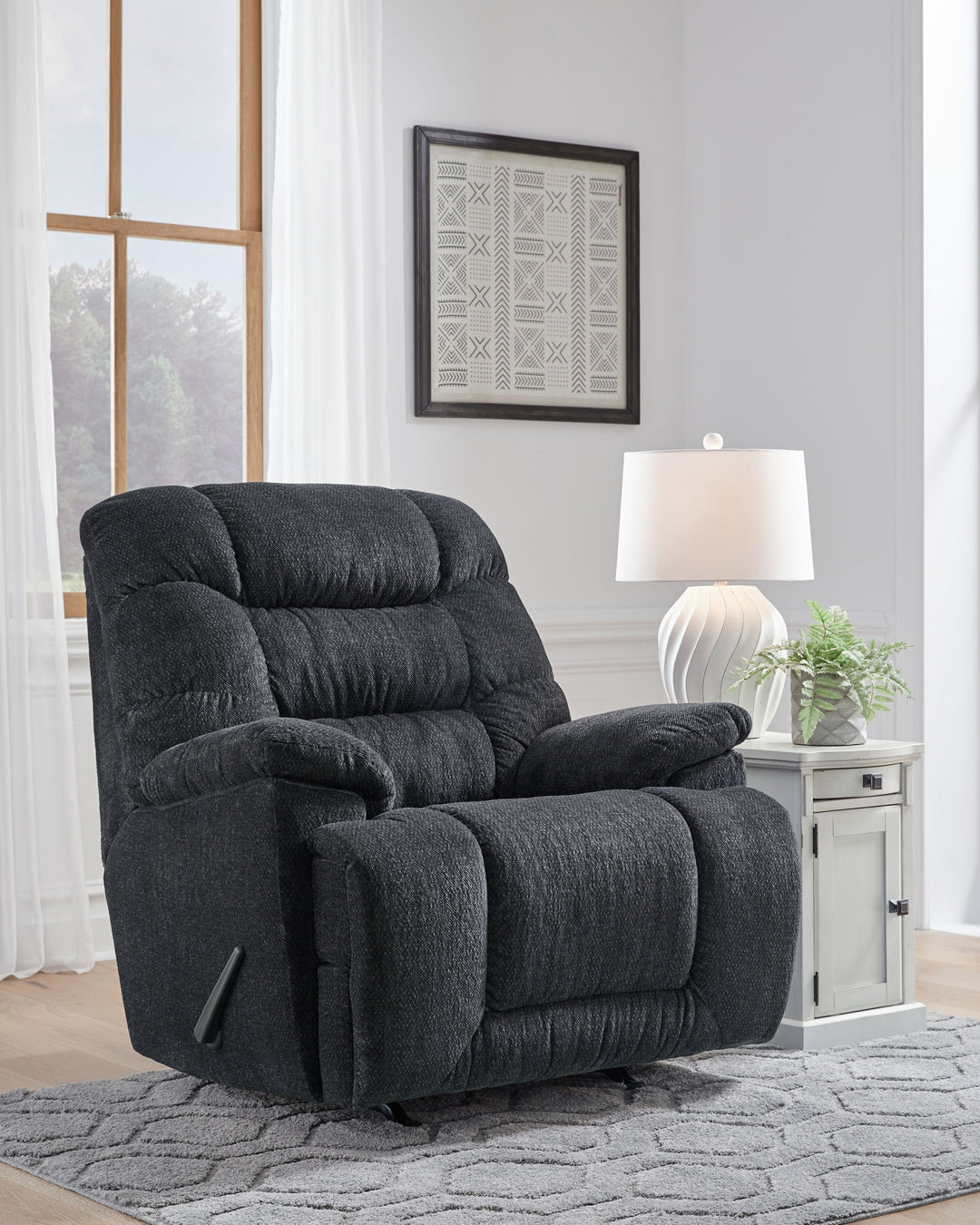 Bridgtrail - Rocker Recliner - Charcoal