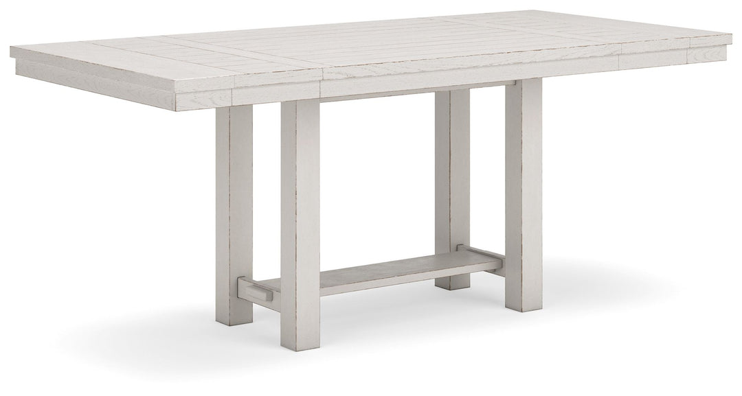 Robbinsdale - Rectangular Counter Height Dining Extension Table Set - Roberts Furniture & Mattress (Yorktown, VA)