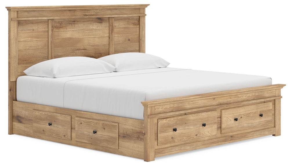 Makidern - Panel Storage Bed With Under Bed Storage Unit And Storage Footboard - Roberts Furniture & Mattress (Yorktown, VA)