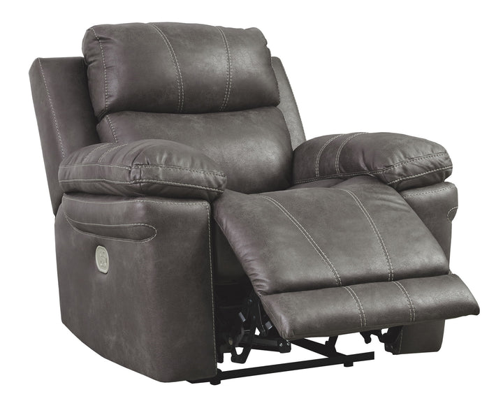 Erlangen - PWR Recliner/Adj Headrest - Dark Gray