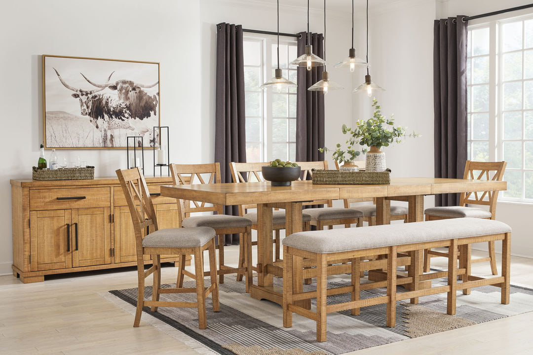 Havonplane - Counter Dining Set - Roberts Furniture & Mattress (Yorktown, VA)