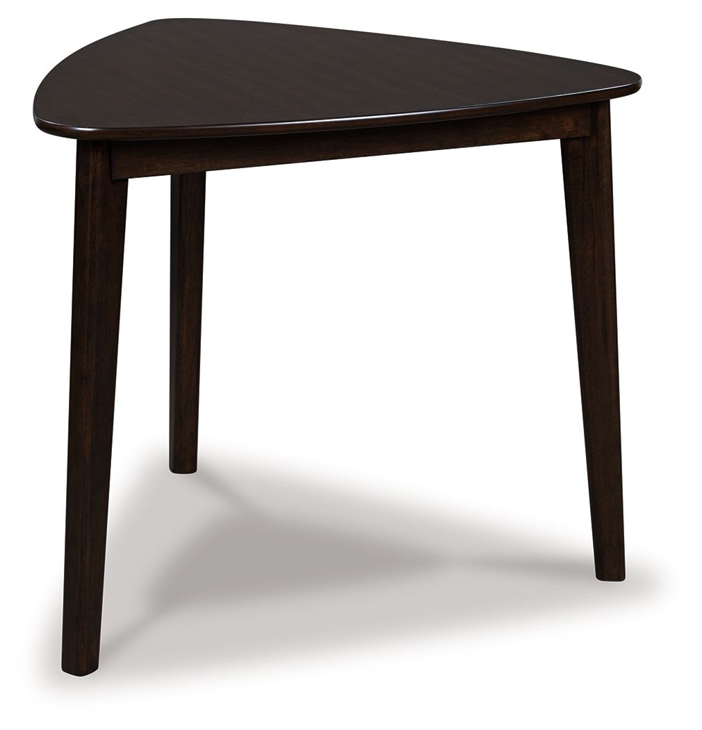 Mallenette - Triangle Dining Room Table - Merlot – Roberts Furniture ...