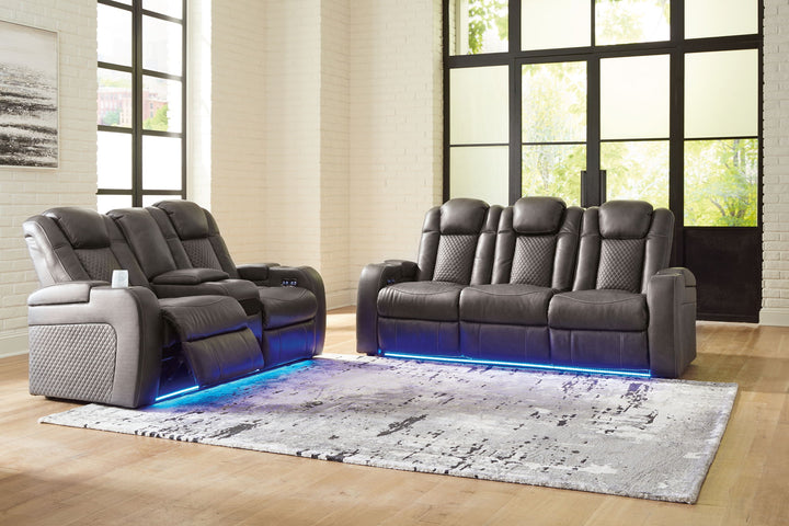 Fyne-dyme - Reclining Living Room Set - Roberts Furniture & Mattress (Yorktown, VA)