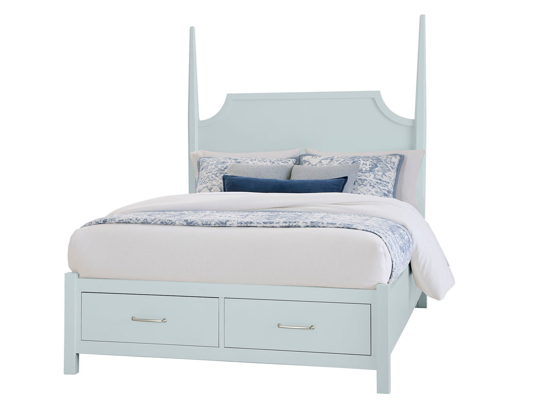 Tide & Timber - Pencil Post Storage Bed - Roberts Furniture & Mattress (Yorktown, VA)