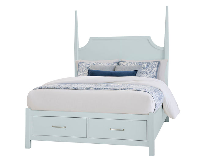 Tide & Timber - Pencil Post Storage Bed - Roberts Furniture & Mattress (Yorktown, VA)