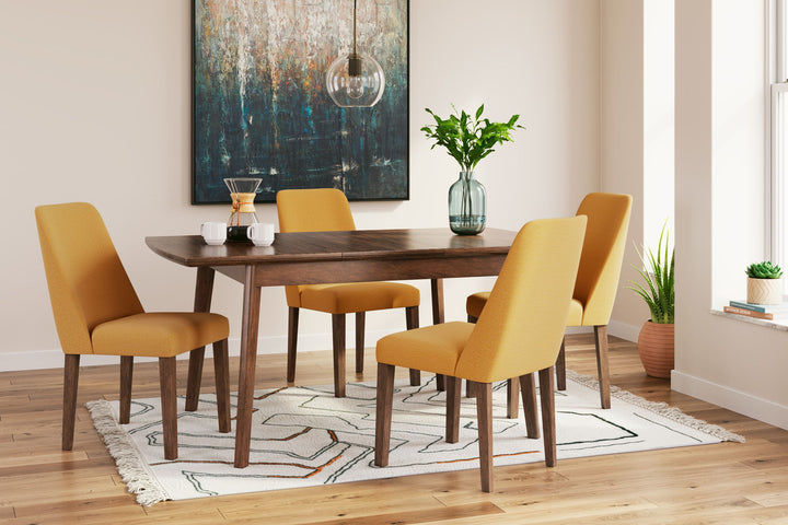 Lyncott - Butterfly Extension Table Set - Roberts Furniture & Mattress (Yorktown, VA)