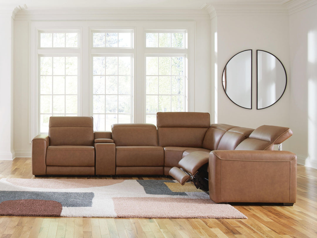 Magic Man - Reclining Sectional - Roberts Furniture & Mattress (Yorktown, VA)