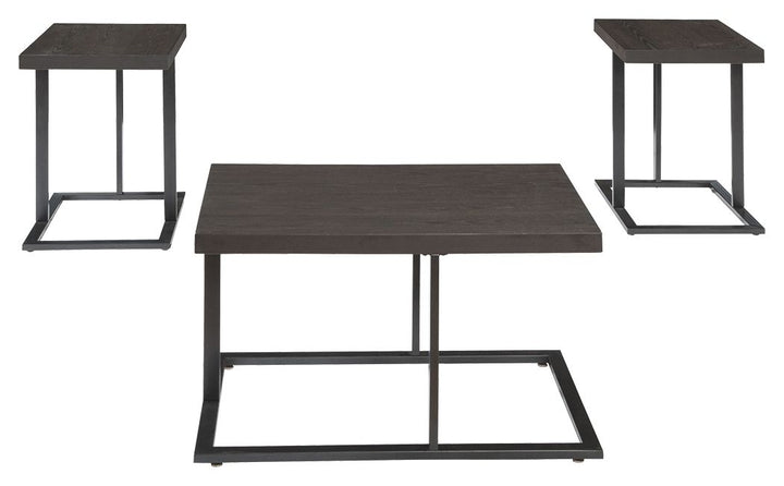 Airdon - Occasional Table Set (Set of 3) - Bronze Finish