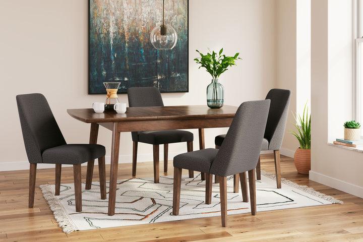 Lyncott - Butterfly Extension Table Set - Roberts Furniture & Mattress (Yorktown, VA)