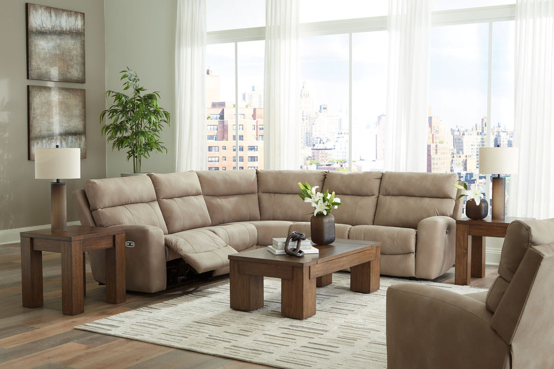Next-Gen Durapella - Power Reclining Sectional Set - Roberts Furniture & Mattress (Yorktown, VA)