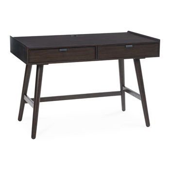 Dantenton - Home Office Desk - Merlot - Roberts Furniture & Mattress (Yorktown, VA)