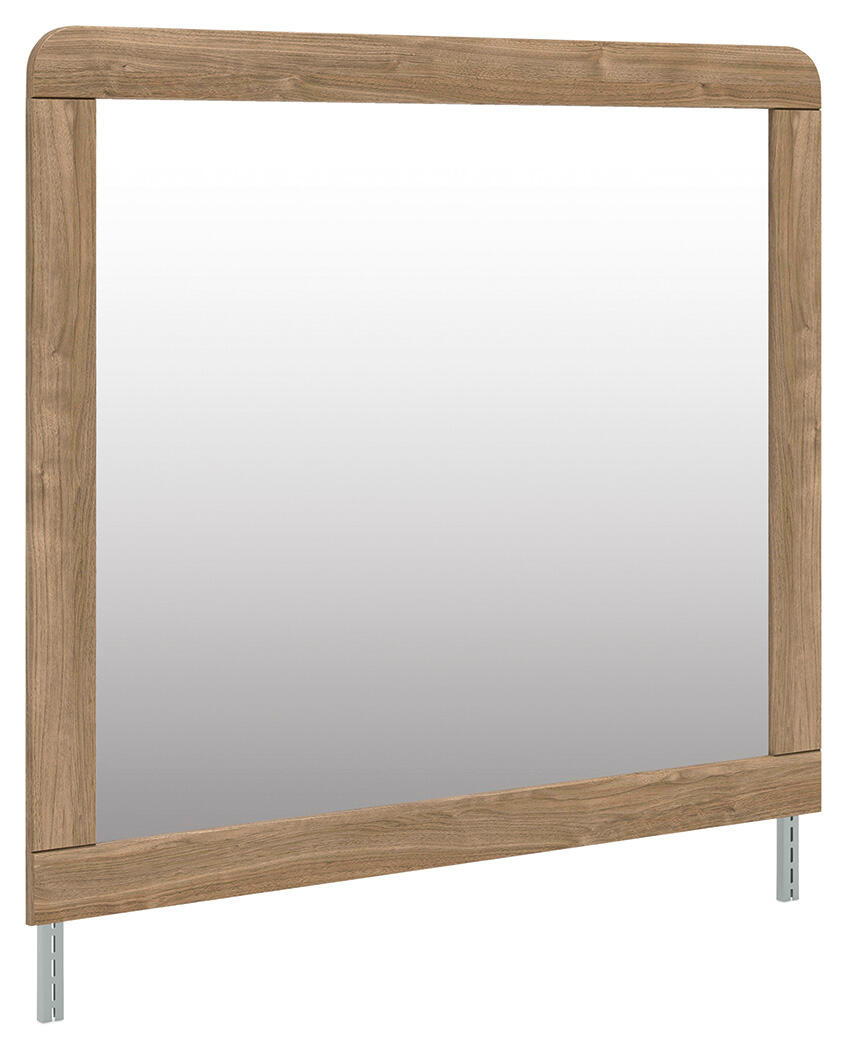 Gramburg - Bedroom Mirror - Warm Natural Brown - Roberts Furniture & Mattress (Yorktown, VA)