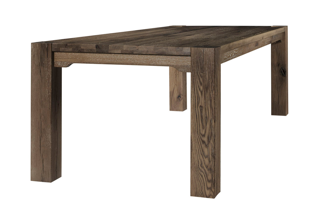Dovetail - 76" Gathering Table - Aged Gray - Roberts Furniture & Mattress (Yorktown, VA)