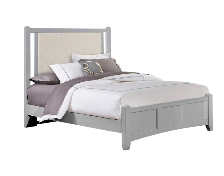 Bonanza - Linen Upholstered Bed With Mansion Footboard - Roberts Furniture & Mattress (Yorktown, VA)