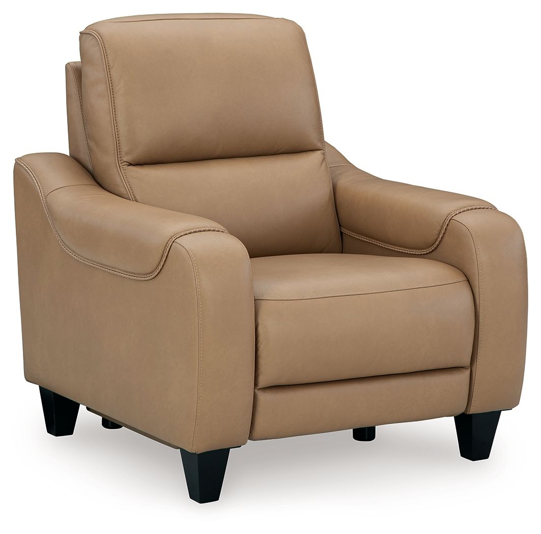 Mosswell - Power Recliner With Adj Headrest - Toffee - Roberts Furniture & Mattress (Yorktown, VA)