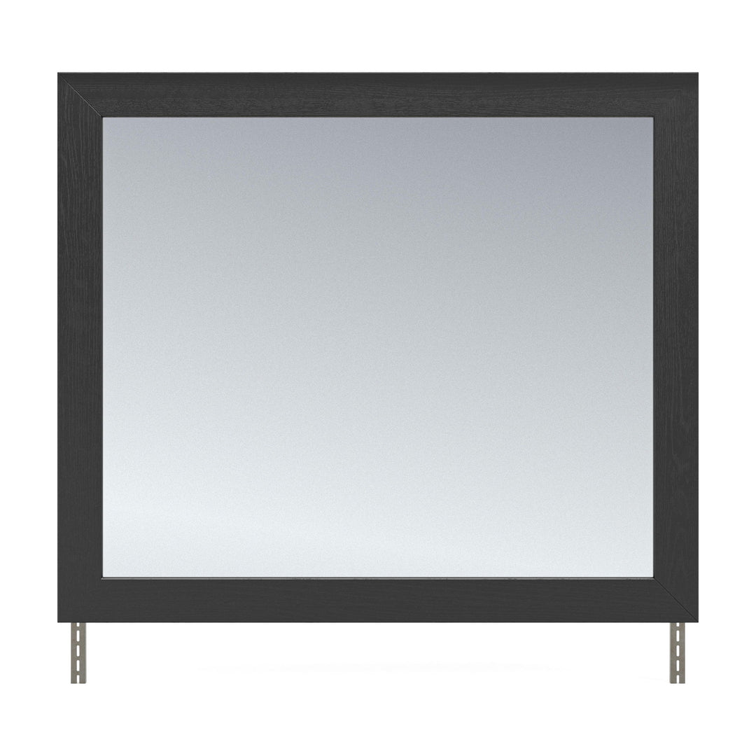 Stabotta - Bedroom Mirror - Black - Roberts Furniture & Mattress (Yorktown, VA)