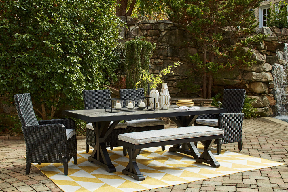 Beachcroft - Outdoor Dining Set - Roberts Furniture & Mattress (Yorktown, VA)