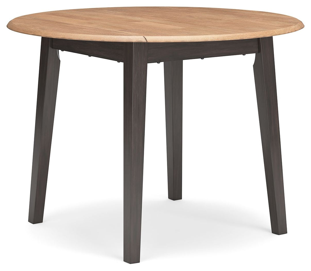 Gesthaven - Round Dining Room Drop Leaf Table Set - Roberts Furniture & Mattress (Yorktown, VA)