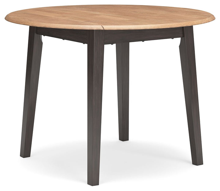 Gesthaven - Round Dining Room Drop Leaf Table Set - Roberts Furniture & Mattress (Yorktown, VA)