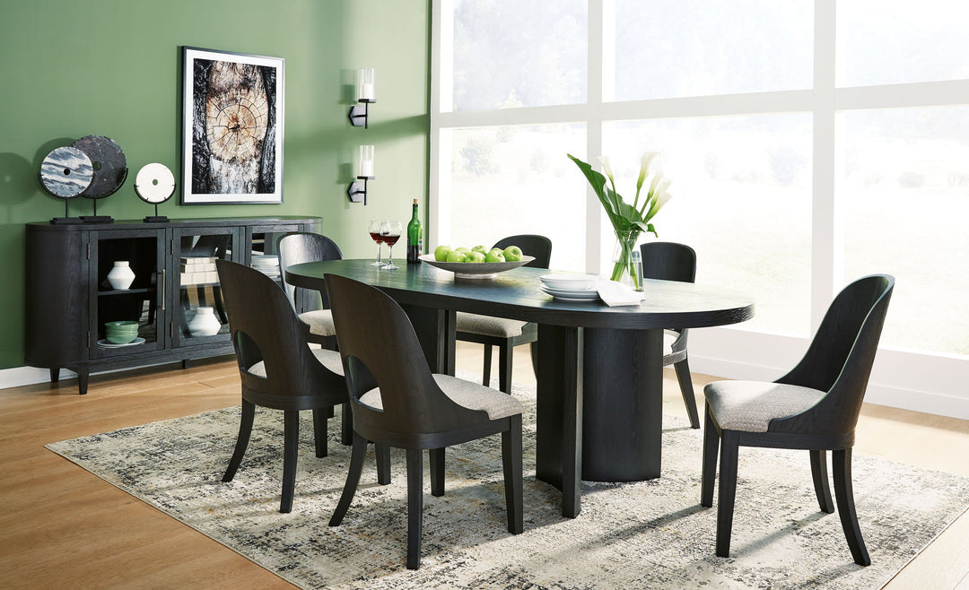 Rowanbeck - Dining Room Set - Roberts Furniture & Mattress (Yorktown, VA)