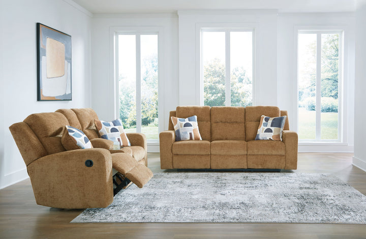 Kanlow - Reclining Living Room Set - Roberts Furniture & Mattress (Yorktown, VA)