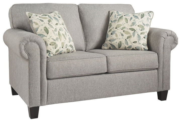 Alandari - Loveseat - Gray Dark