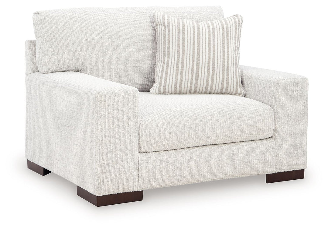 Hartside - Chair And A Half - Frosted - Roberts Furniture & Mattress (Yorktown, VA)