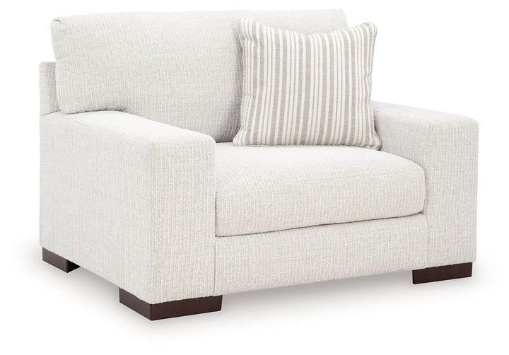 Hartside - Chair And A Half - Frosted - Roberts Furniture & Mattress (Yorktown, VA)