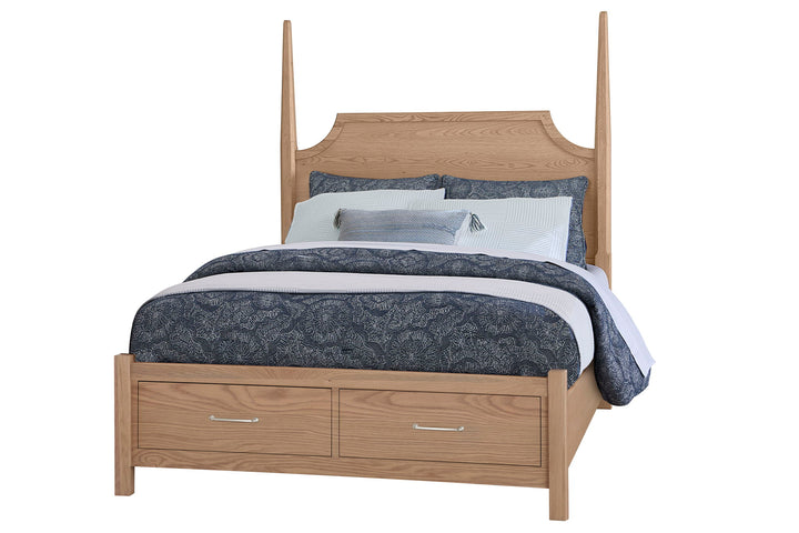 Tide & Timber - Pencil Post Storage Bed - Roberts Furniture & Mattress (Yorktown, VA)